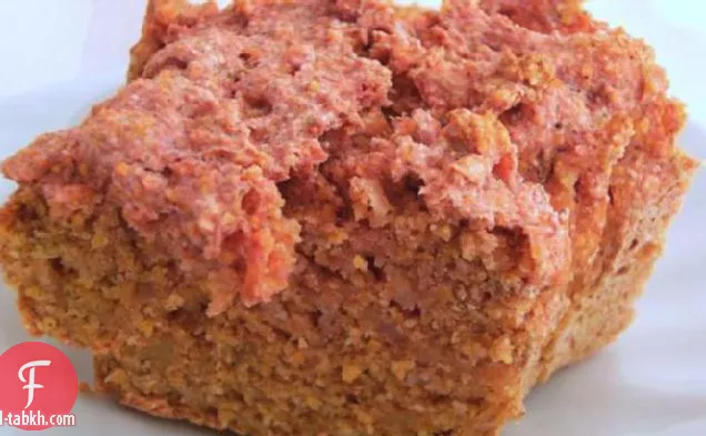 جميلة في خبز الذرة الوردي (نباتي)