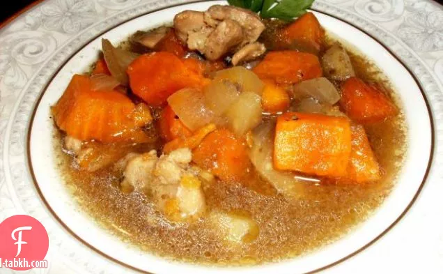 الجزر الأبيض المخبوز