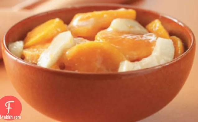 البطاطا الحلوة مع التفاح
