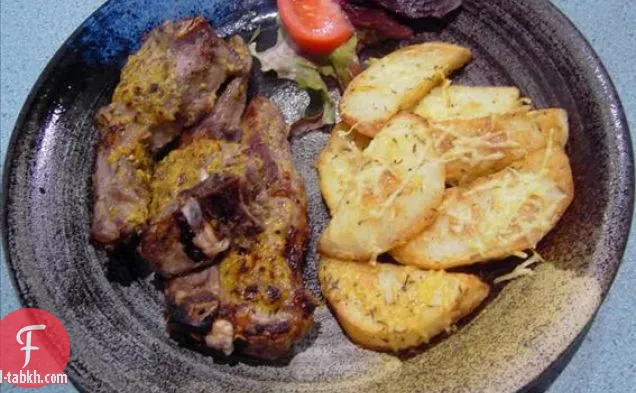 بطاطس البارميزان المقلية بالفرن