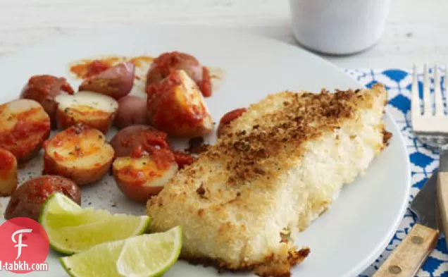 بطاطس جديدة مع كاتشب شبوتل