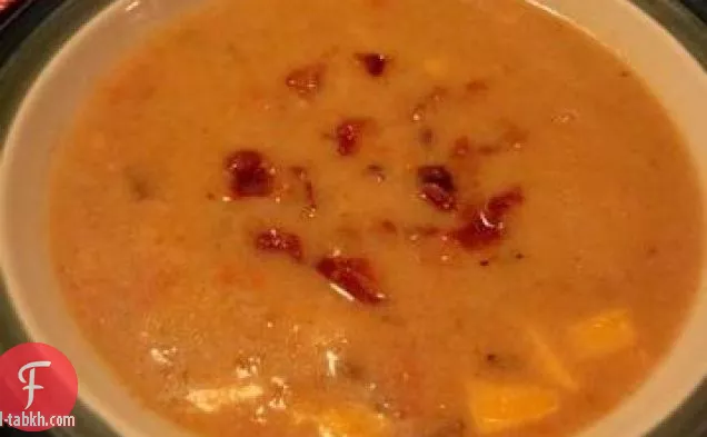 من السهل جبني وعاء من الفخار حساء البطاطس (طباخ بطيء)