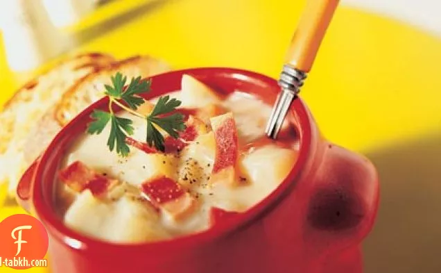 شوربة بطاطس كريمية
