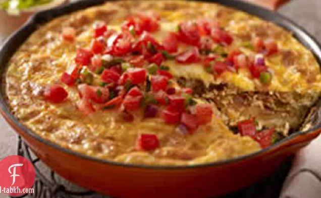 كوريزو ، بطاطس ، أيضا ، أخضر ، تشيلي ، أومليت