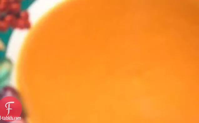 شوربة البطاطا الحلوة بالكاري
