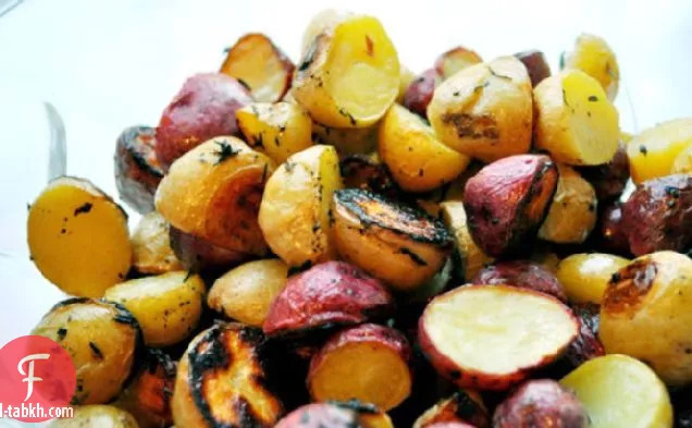بطاطس الليمون والزعتر اليونانية