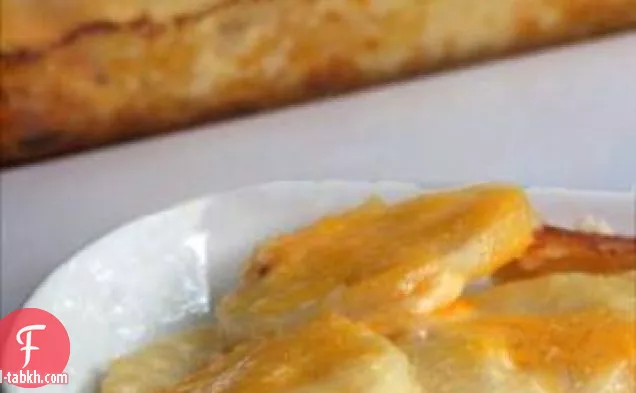 ببساطة البطاطا الغنية شيدر صدفي