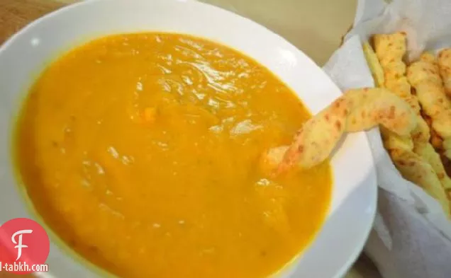 حساء البطاطا الحلوة