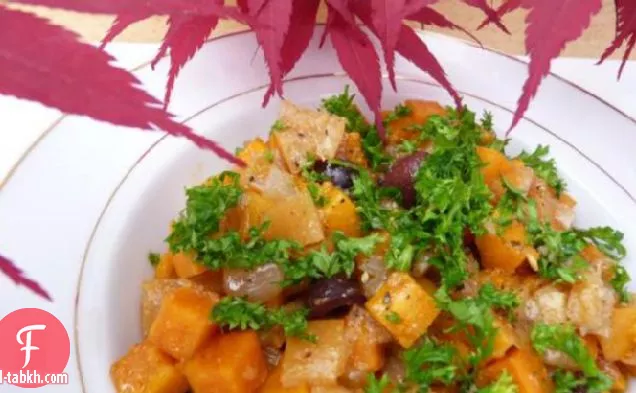 سلطة البطاطا الحلوة (سلادا بطاطا حلوة) - مغربية