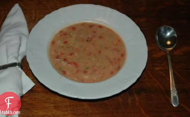 حساء البطلينوس الأحمر والأبيض