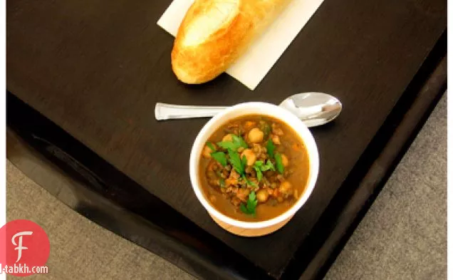 شوربة كوريزو والعدس