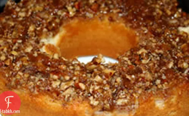 كعكة الموز المقلوبة