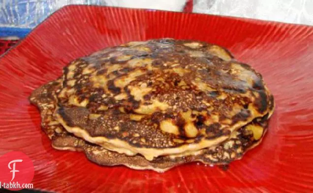 فطائر الموز والشوفان المبسطة