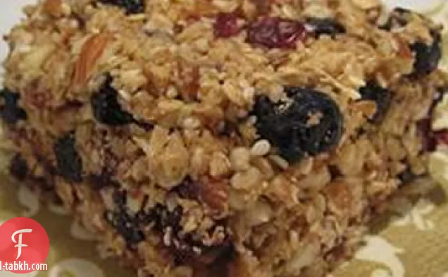 قضبان الطاقة عنبية اللوز