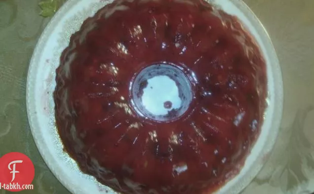التوت البري شراب البيض الجبن