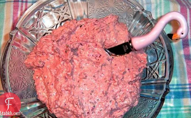 الفراولة محشوة مع مسكربون التوت البري