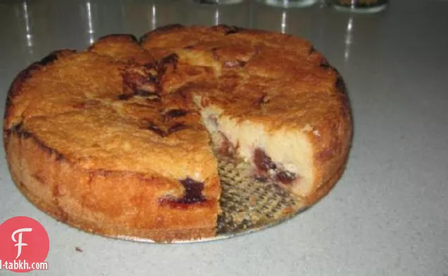 كعكة الإفطار بالطماطم الخضراء (أو البرقوق)