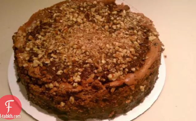 كعكة الجبن براوني السلاحف