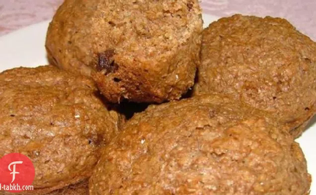 فطائر النخالة قليلة الدسم