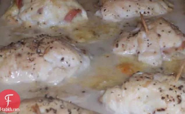 سريعة وسهلة الدجاج كوردون بلو رولز