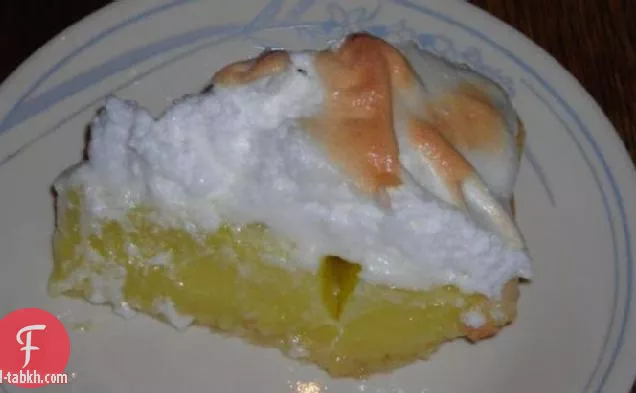 فطيرة الليمون مرنغ