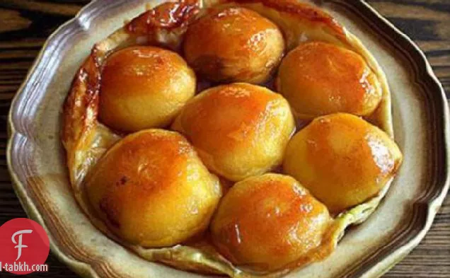 بالكراميل الخوخ تاتين