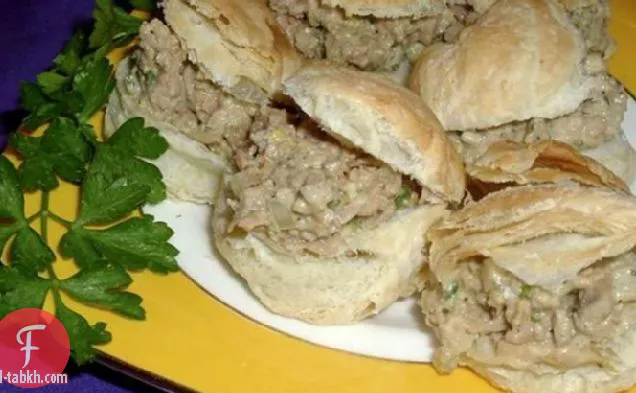 مقبلات الفطر والدجاج