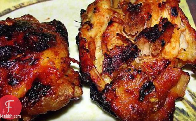 دجاج مشوي بالبيرة