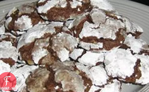 السكر البني الشوكولاته فرقعة الكوكيز