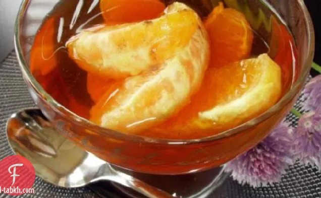 اليوسفي المعطر بالشاي