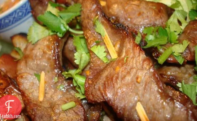 دجاج اللوز