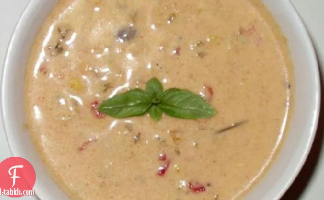 شوربة كريمة الدجاج البيروفية