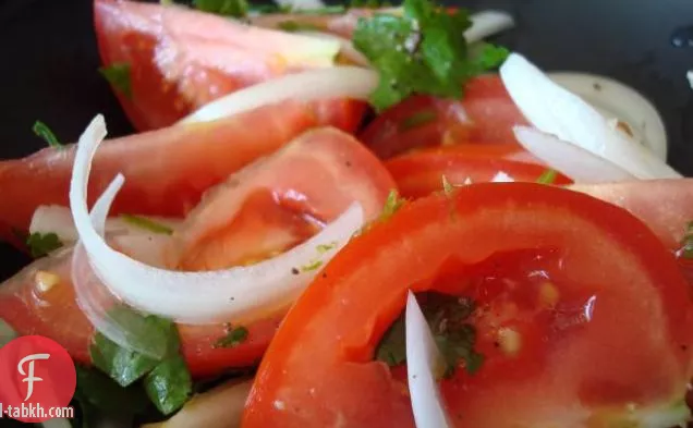 سلطة بطاطس بصل أخضر