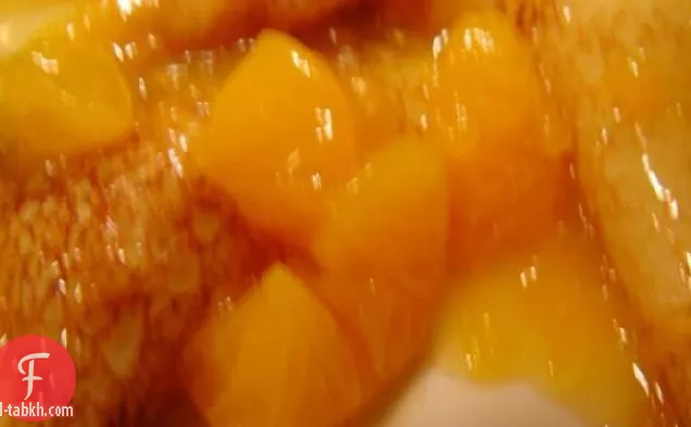 صلصة البرتقال اليوسفي للكريب