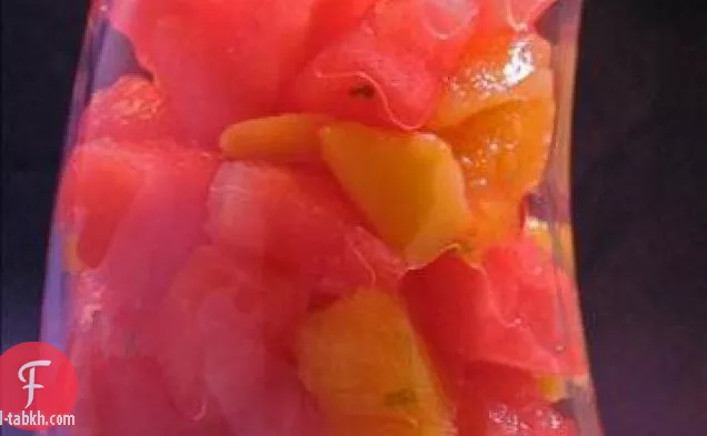 سلطة البطيخ والمانجو