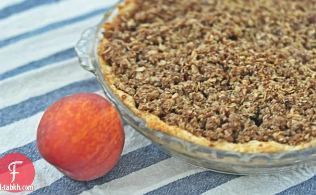 الزنجبيل الخوخ بوربون فطيرة