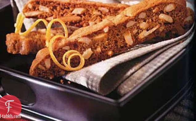 العسل واليانسون واللوز بيسكوتي