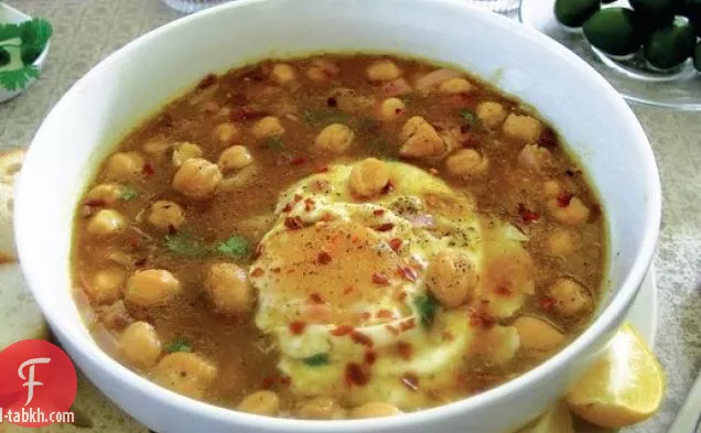 لبلبي (حساء الحمص التونسي) من ' قلب الطبق