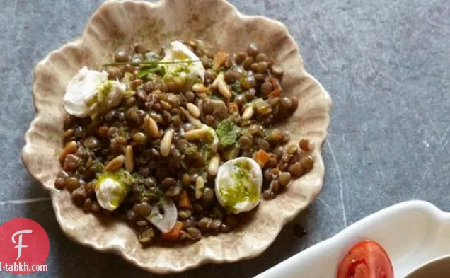 عدس وجبن موزاريلا كابريزي من العيد