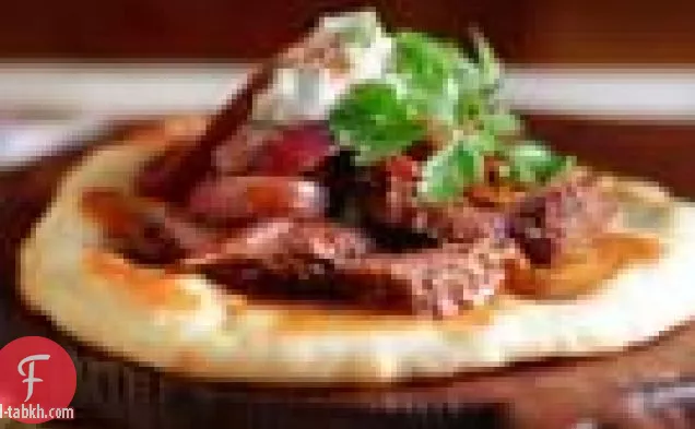 تندوري الساق من لحم الضأن مع الخيار ريتا