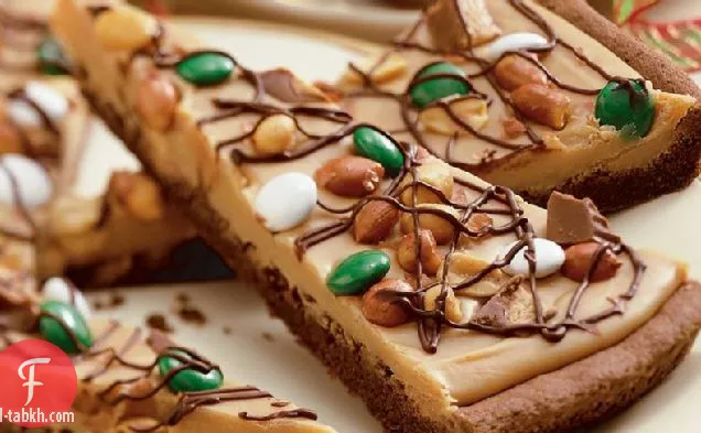 الشوكولاته زبدة الفول السوداني حلوى البيتزا