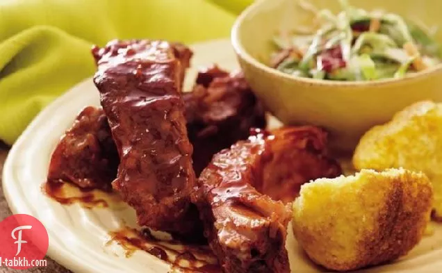 بطيئة طباخ الكاريبي متبل الأضلاع