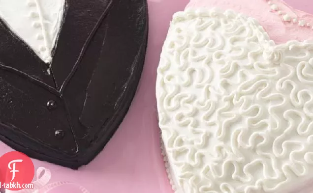 العروس والعريس دش الكعك