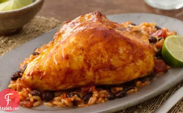 طاجن الدجاج والأرز