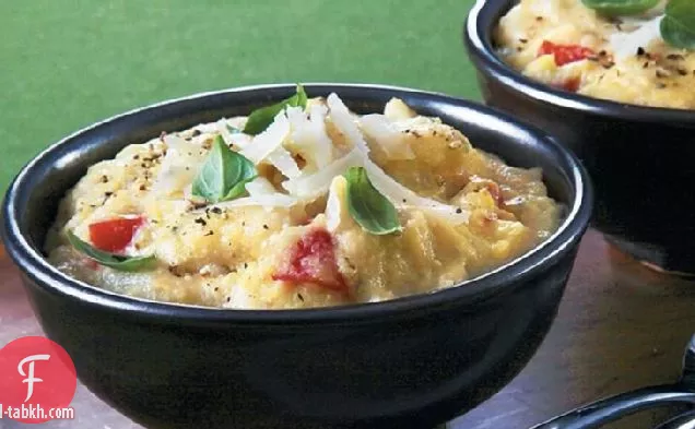بطيئة طباخ الإيطالية لينة عصيدة من دقيق الذرة