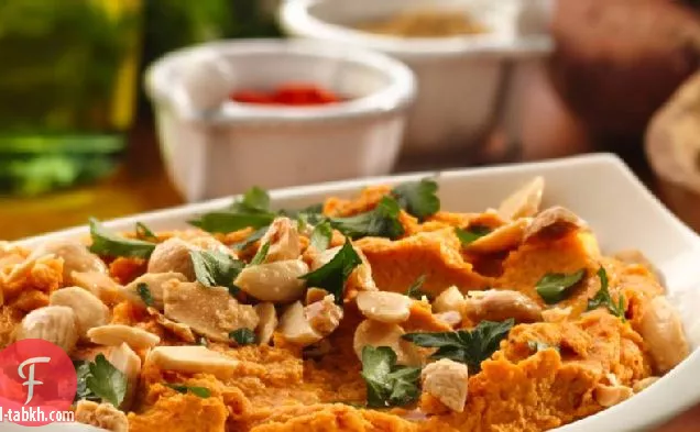 حمص البطاطا الحلوة