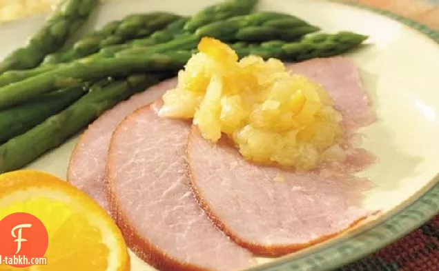 بطيئة طباخ الأناناس-البرتقال المزجج لحم الخنزير