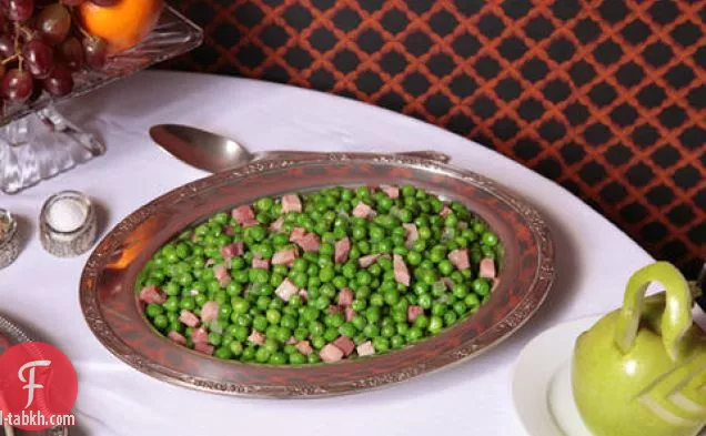 مقلي البازلاء ولحم الخنزير