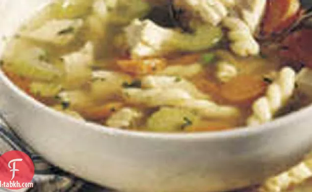 شوربة دجاج سريعة
