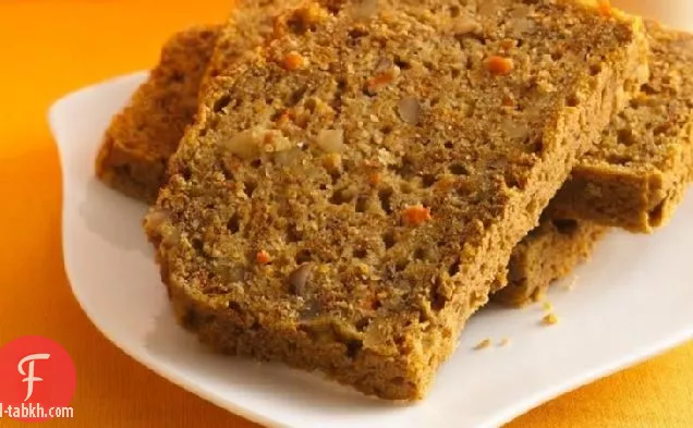 خبز الجزر والجوز بالليموني